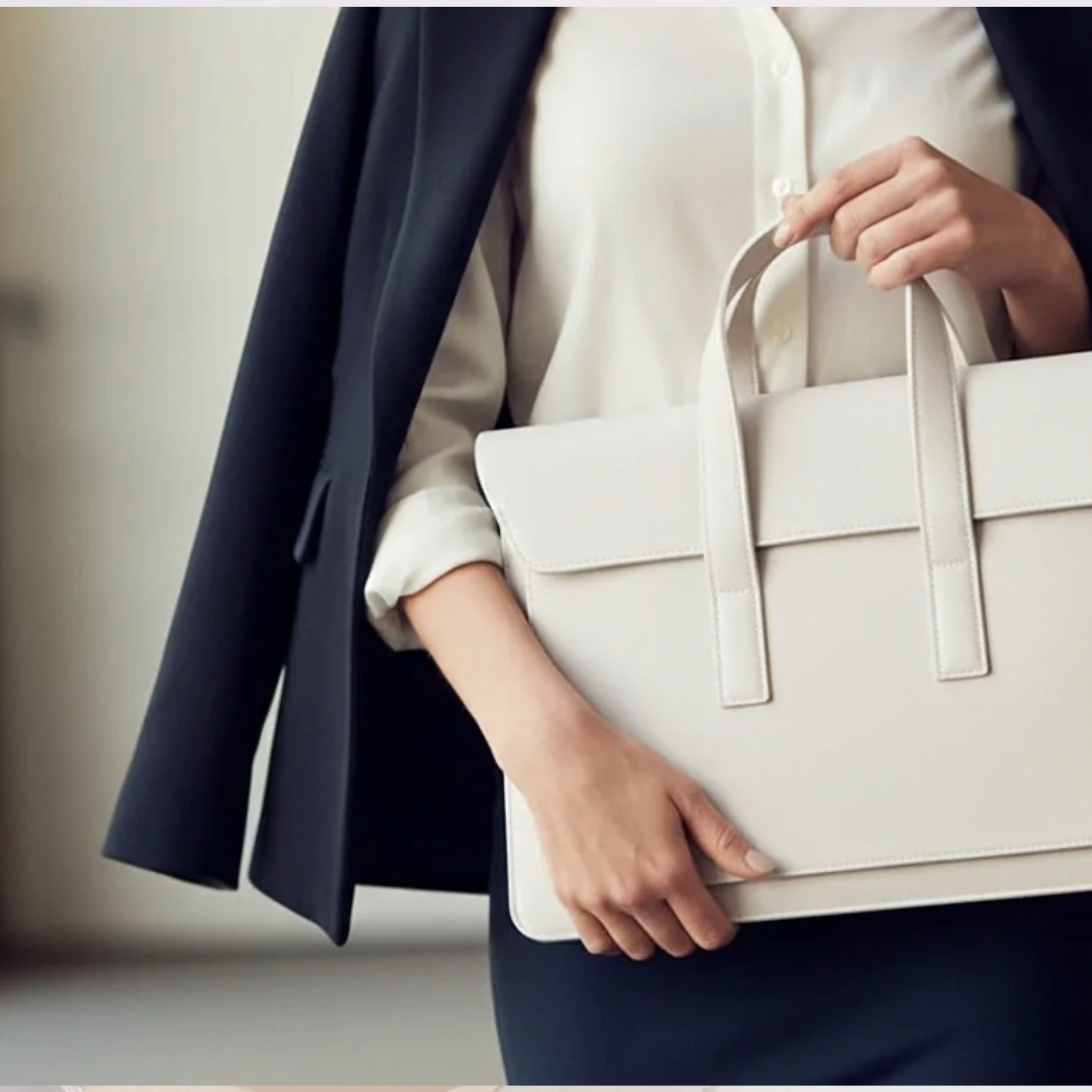 Leather Laptop Tote Sleeve for Men & Women  (13-16 inches)