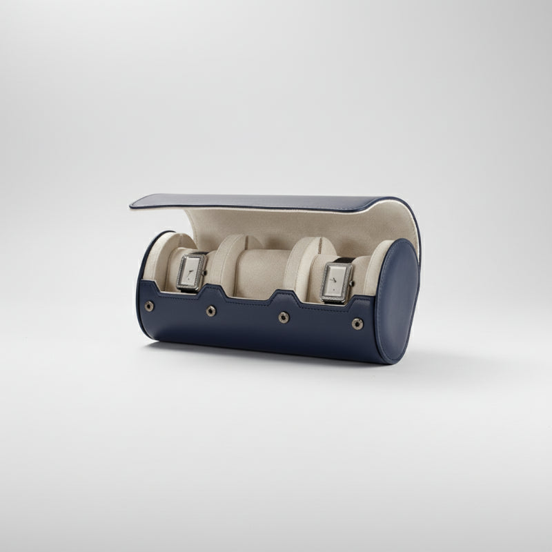 Portable Protective Travel Leather Watch Storage Box