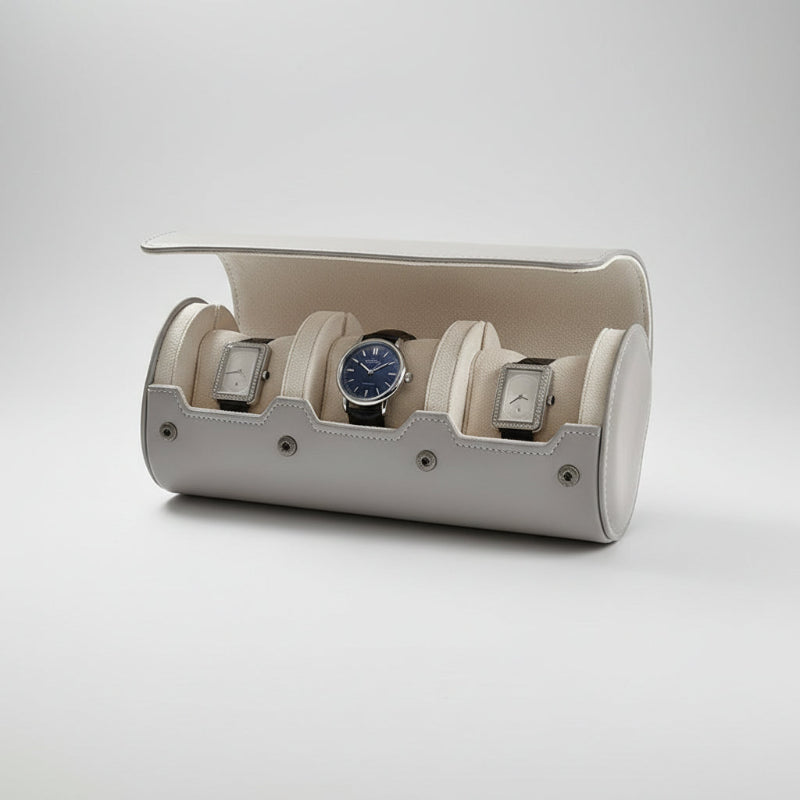 Portable Protective Travel Leather Watch Storage Box