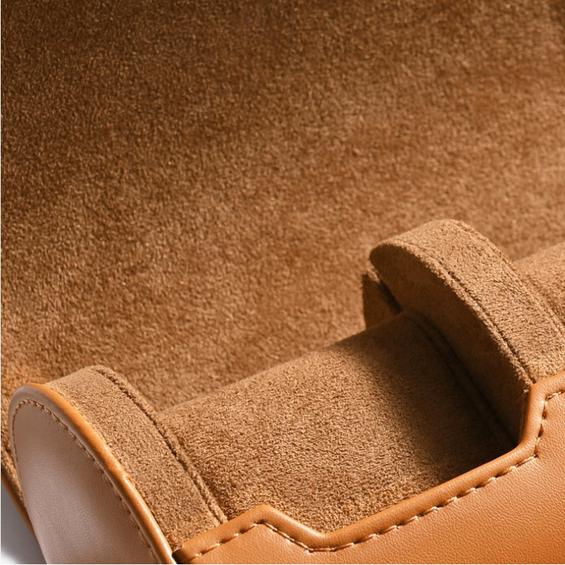 Portable Protective Travel Leather Watch Storage Box