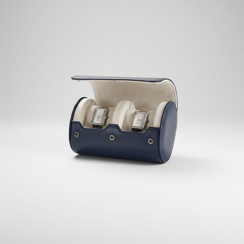 Portable Protective Travel Leather Watch Storage Box