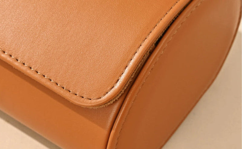 Portable Protective Travel Leather Watch Storage Box