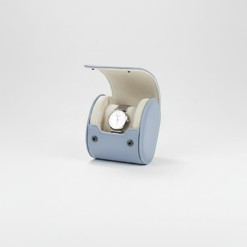 Portable Protective Travel Leather Watch Storage Box